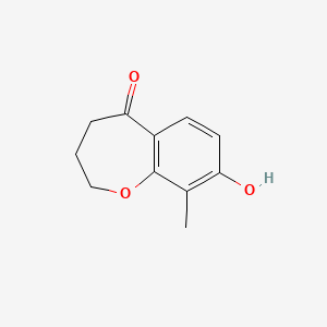 8-Hydroxy-9-methyl-3,4-dihydrobenzo[b]oxepin-5(2H)-one