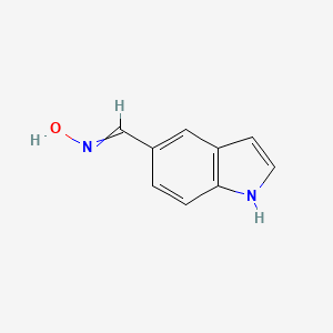 N-[(1H-indol-5-yl)methylidene]hydroxylamine