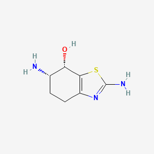 (6S,7S)-2,6-Diamino-4,5,6,7-tetrahydrobenzo[d]thiazol-7-ol