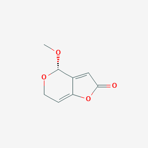 molecular formula C8H8O4 B117560 (S)-Patulin Methyl Ether CAS No. 123251-09-2