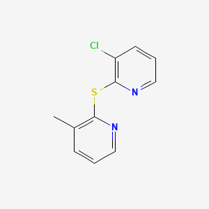 2-[(3-Chloro-2-pyridinyl)sulfanyl]-3-methylpyridine