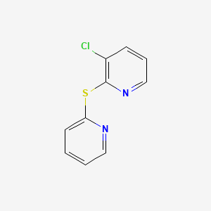 molecular formula C10H7ClN2S B1175601 3-Chloro-2-(pyridin-2-ylthio)pyridine 