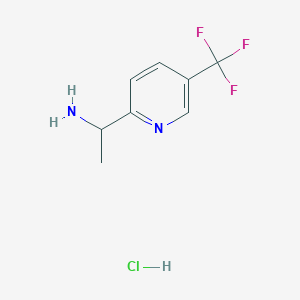 1-[5-(Trifluoromethyl)pyridin-2-yl]ethan-1-amine hydrochloride