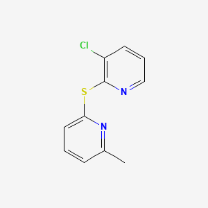 3-Chloro-2-[(6-methyl-2-pyridinyl)sulfanyl]pyridine