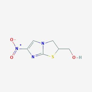 (6-Nitro-2,3-dihydroimidazo[2,1-b]thiazol-2-yl)methanol