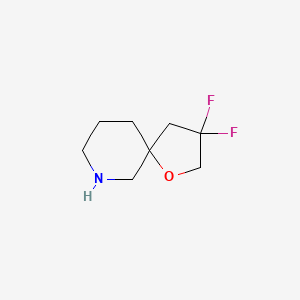 molecular formula C8H13F2NO B11756089 3,3-Difluoro-1-oxa-7-azaspiro[4.5]decane 