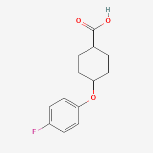 (1r,4r)-4-(4-Fluorophenoxy)cyclohexane-1-carboxylic acid