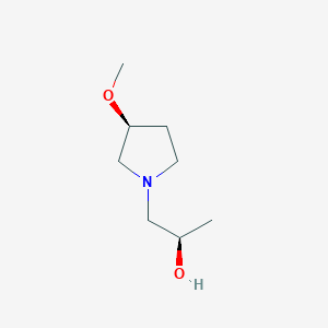 (R)-1-((S)-3-Methoxypyrrolidin-1-yl)propan-2-ol