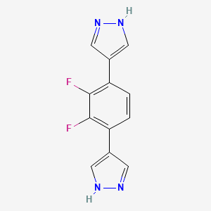 4,4'-(2,3-Difluoro-1,4-phenylene)bis(1H-pyrazole)