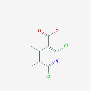 molecular formula C9H9Cl2NO2 B11756149 Methyl 2,6-dichloro-4,5-dimethylnicotinate 