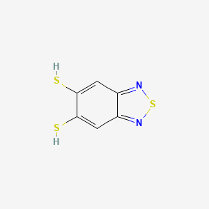 molecular formula C6H4N2S3 B11756168 2,1,3-Benzothiadiazole-5,6-dithiol 