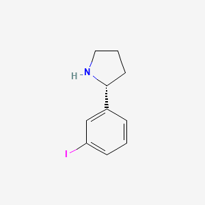 molecular formula C10H12IN B11756202 (R)-2-(3-Iodophenyl)pyrrolidine 