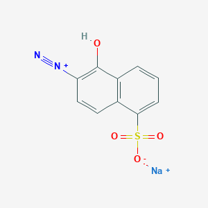molecular formula Cl2H6O11Sr B1175635 1-Hydroxy-5-sodiosulfo-2-naphthalenediazonium CAS No. 19361-54-7