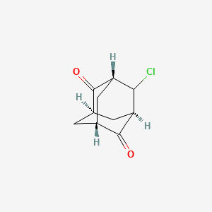 molecular formula C10H18O2 B1175638 (1R,3R,5R,7R)-4-Chloro-2,6-adamantanedione CAS No. 19305-96-5