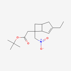 Tert-butyl[3-ethyl-6-(nitromethyl)bicyclo[3.2.0]hept-3-en-6-yl]acetate