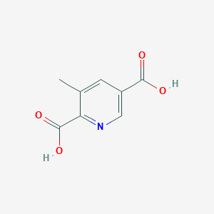 molecular formula C8H7NO4 B11756402 3-Methylpyridine-2,5-dicarboxylic acid 