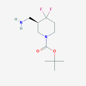 tert-Butyl (3R)-3-(aminomethyl)-4,4-difluoropiperidine-1-carboxylate