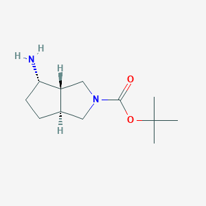 tert-butyl (3aS,4S,6aS)-4-amino-octahydrocyclopenta[c]pyrrole-2-carboxylate