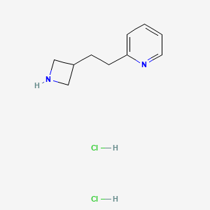 molecular formula C10H16Cl2N2 B11756423 2-(2-(Azetidin-3-yl)ethyl)pyridine dihydrochloride 