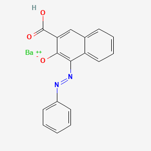 molecular formula C14H34O6Si2 B1175644 Barium 3-hydroxy-4-(phenylazo)-2-naphthalenecarboxylate CAS No. 16508-79-5