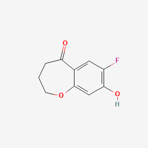 7-Fluoro-8-hydroxy-3,4-dihydrobenzo[b]oxepin-5(2H)-one