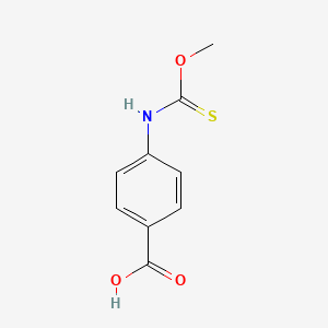 molecular formula C9H9NO3S B1175645 4-[(Methoxycarbothioyl)amino]benzoic acid 