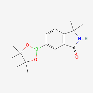 3,3-Dimethyl-6-(4,4,5,5-tetramethyl-1,3,2-dioxaborolan-2-yl)isoindolin-1-one