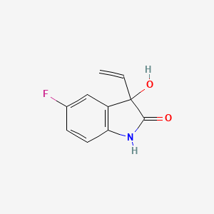 5-Fluoro-3-hydroxy-3-vinylindolin-2-one