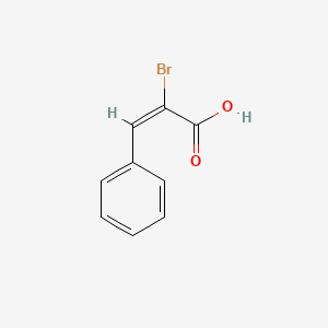 molecular formula C10H10O3 B1175650 alpha-Bromo-cis-cinnamic acid CAS No. 15894-30-1