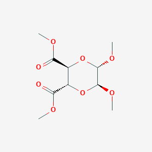 molecular formula C10H16O8 B11756507 (2S 3S 5S 6S)-5 6-Dimethoxy-5 6-dimethy& 