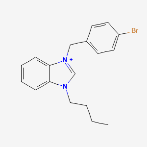 molecular formula C18H20BrN2+ B1175656 1-(4-bromobenzyl)-3-butyl-3H-benzimidazol-1-ium 