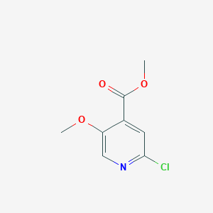 Methyl 2-chloro-5-methoxyisonicotinate