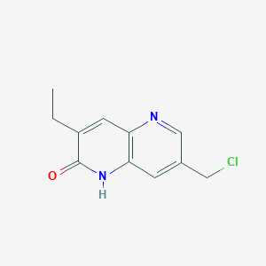 7-(Chloromethyl)-3-ethyl-1H-1,5-naphthyridin-2-one