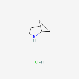 molecular formula C6H12ClN B11756605 2-Azabicyclo[3.1.1]heptane hydrochloride 