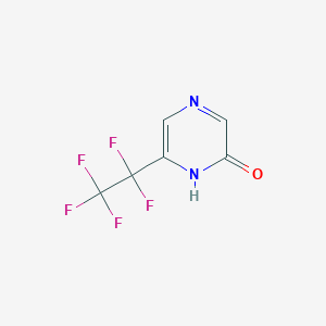 6-Pentafluoroethyl-1h-pyrazin-2-one