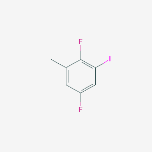 molecular formula C7H5F2I B11756696 2,5-Difluoro-1-iodo-3-methylbenzene 