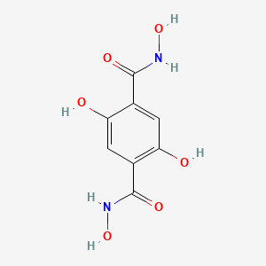 molecular formula C8H8N2O6 B11756711 N1,N4,2,5-Tetrahydroxyterephthalamide 