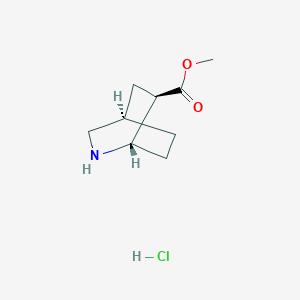 Methyl (1S,4R,6R)-2-azabicyclo[2.2.2]octane-6-carboxylate hydrochloride