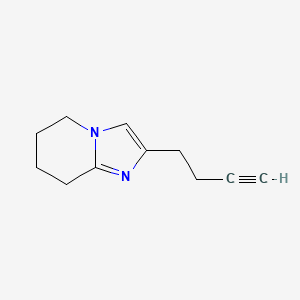 2-(But-3-yn-1-yl)-5,6,7,8-tetrahydroimidazo[1,2-a]pyridine