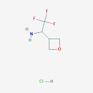 2,2,2-Trifluoro-1-(oxetan-3-yl)ethan-1-amine hydrochloride