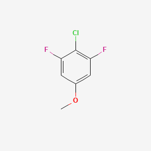 molecular formula C7H5ClF2O B11756817 2-Chloro-1,3-difluoro-5-methoxybenzene 