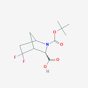 Racemic-(1S,3S,4S)-2-(Tert-Butoxycarbonyl)-5,5-Difluoro-2-Azabicyclo[2.2.1]Heptane-3-Carboxylic Acid