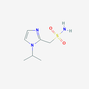 molecular formula C7H13N3O2S B11756876 (1-isopropyl-1H-imidazol-2-yl)methanesulfonamide 