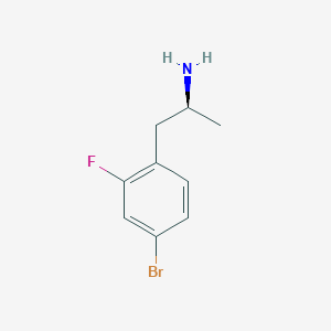 (2S)-1-(4-bromo-2-fluorophenyl)propan-2-amine