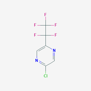 2-Chloro-5-pentafluoroethyl-pyrazine