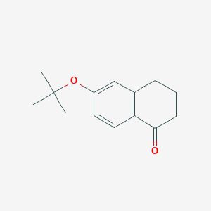 molecular formula C14H18O2 B11756919 6-(tert-butoxy)-3,4-dihydronaphthalen-1(2H)-one 