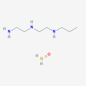 molecular formula C7H21N3OSi B11756940 (2-Aminoethyl)[2-(propylamino)ethyl]amine; silanone 