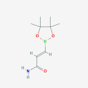 (2E)-3-(4,4,5,5-tetramethyl-1,3,2-dioxaborolan-2-yl)prop-2-enamide