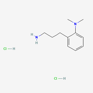 molecular formula C11H20Cl2N2 B11756953 2-(3-aminopropyl)-N,N-dimethylaniline dihydrochloride 