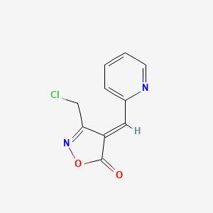 (4E)-3-(Chloromethyl)-4-(pyridin-2-ylmethylene)-isoxazol-5(4H)-one